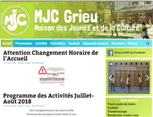 Tablet Screenshot of mjcgrieu.org